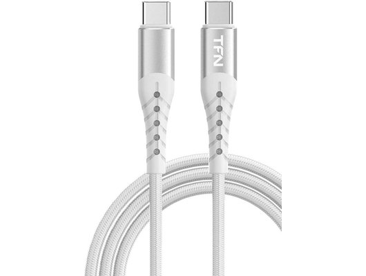 Кабель TFN TypeC-TypeC 1.2m white TFN-CPDUSBCC12MWH